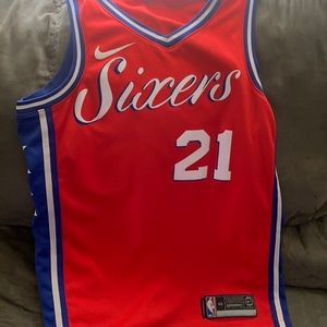 Philadelphia 76ers Joel Embiid NBA Jersey Size Medium